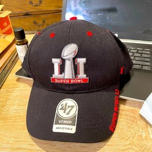 Original 47 MVP Super Bowl 51 caps from the game itself.